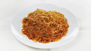 186. Spaghetti di soia con piccante