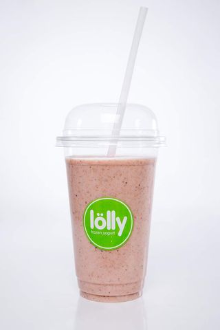 მარწყვის და ბანანის სმუზი