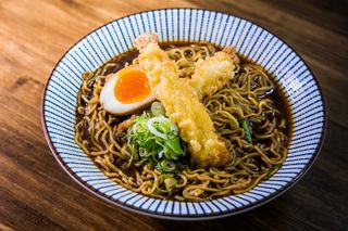 Ebi tempura ramen