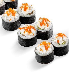 Ша-макі рол з тушкованим лососем та крем-сиром