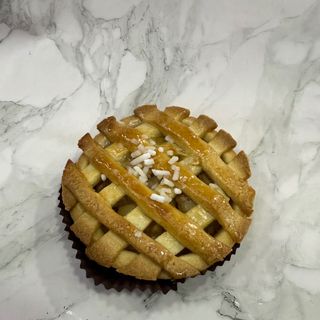 Crostatina con crema e mele