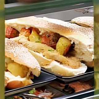 Panino pollo con patate