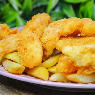 8 Fingers de Pollo, Patatas y Bebida