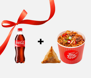 Босо лагман , самса + кола 0,5