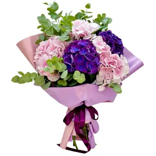 Buchet 5 hortensii