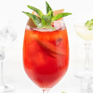 Limonadă cu zmeură și lychee