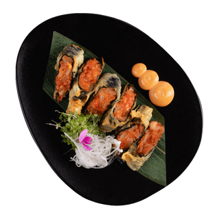 Pierożki Nori w tempurze z kimchi