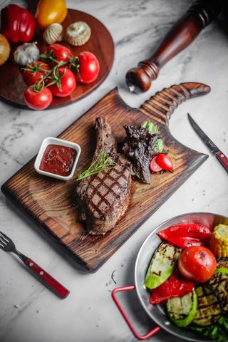 Стейк "Рибай конина " с барбекю