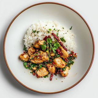 Kurczak w sosie pięciu smaków