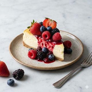Cheescake ai frutti di bosco