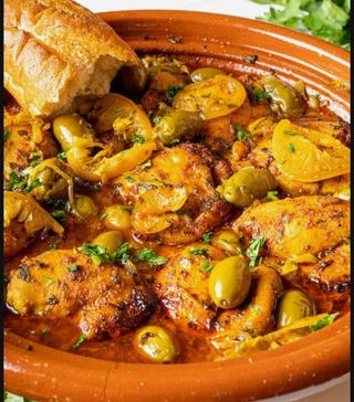 Tajin de pollo con verduras