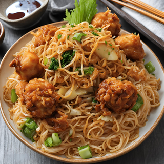 Yakisoba De Pollo Teriyaki