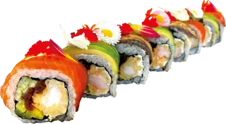 Dragon Roll Kolorowy (8 szt)
