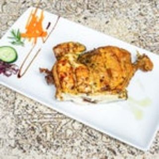 1/4 di pollo con patate alla ghiotta