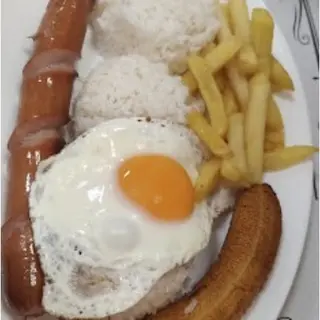 Arroz a la cubana