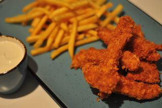 Crispy chicken fingers