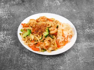 Udon z krewetkami