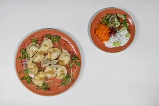 Zestaw: Pierogi z Mięsem Pieczone