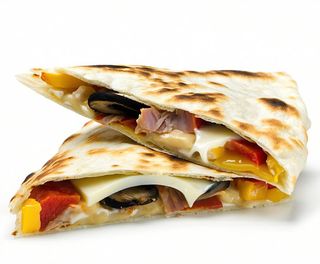 Piadina - Fesa tacchino, scamorza affumicata e crema funghi
