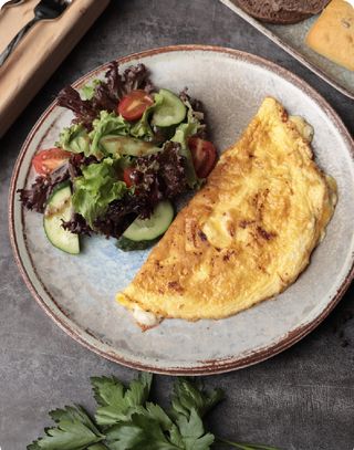 Омлет с сыром