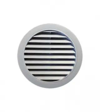 (160161) Rozetna za ventilaciju 100mm PVC siva 002641
