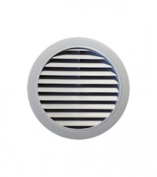 (160161) Rozetna za ventilaciju 100mm PVC siva 002641