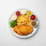 Assiette Escalope + Frites