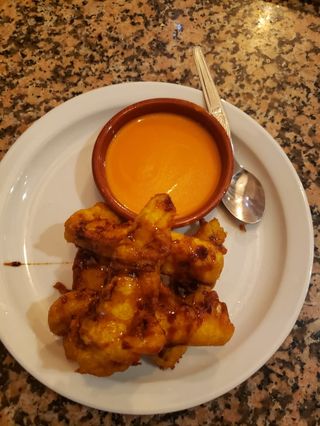 Berenjenas Con Salmorejo Y Miel (Ración)