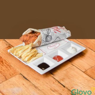 Sandwich naan crispy chicken