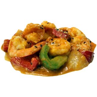 40. Gambes Amb Salsa Curri