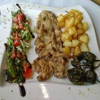 Escalope de Pollo con Patatas