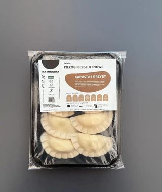 Pierogi z kapustą i grzybami (gf, vegan)