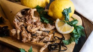 Moscardini fritti vegani