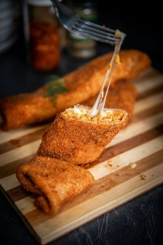 Pohovana slana palačinka sa šunkom