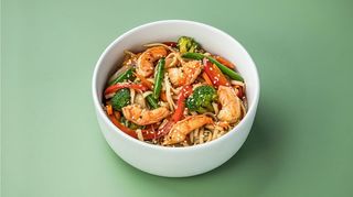 Локшина удон з креветками