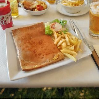 Crêpe Salée Escalope Panne