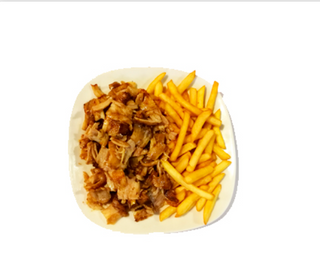 Tapa de carne de kebab + patatas