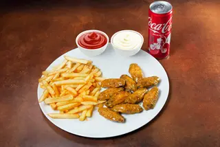 Curry wings obrok