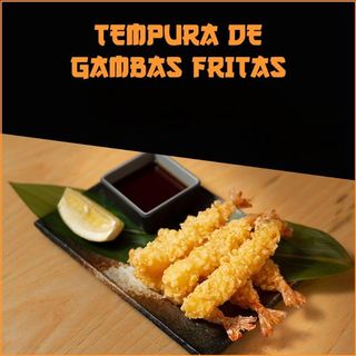 Tempura de gambas fritas (5 uds.)