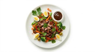 Ternera Con Salsa De Ostras