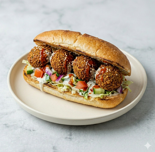 Panino falafel