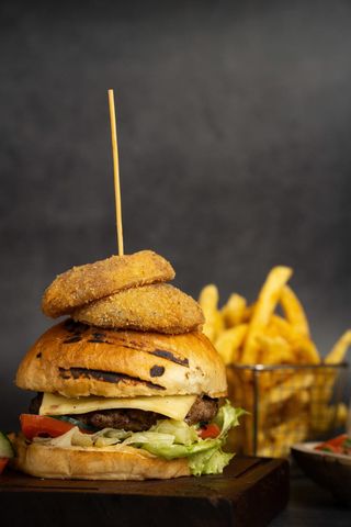 Cheesy Dribbler Burger