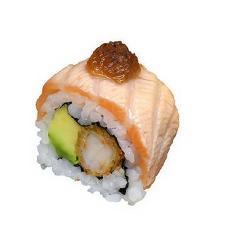 Salmón ebi furai roll (8 uds.)