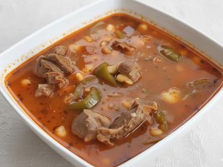 Soupe De Gésiers & Attiéké