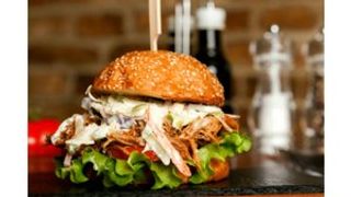 Burger pulled pork