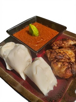 Akassa Avec Poulet / Poisson