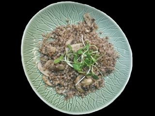 Гречка з грибами