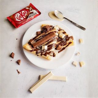 Crêpe Nutella kitkat