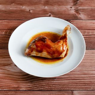 Cuarto Trasero De Pollo Con Barbacoa