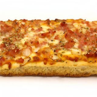 Coca de Jamón York y Queso (porción 250g)